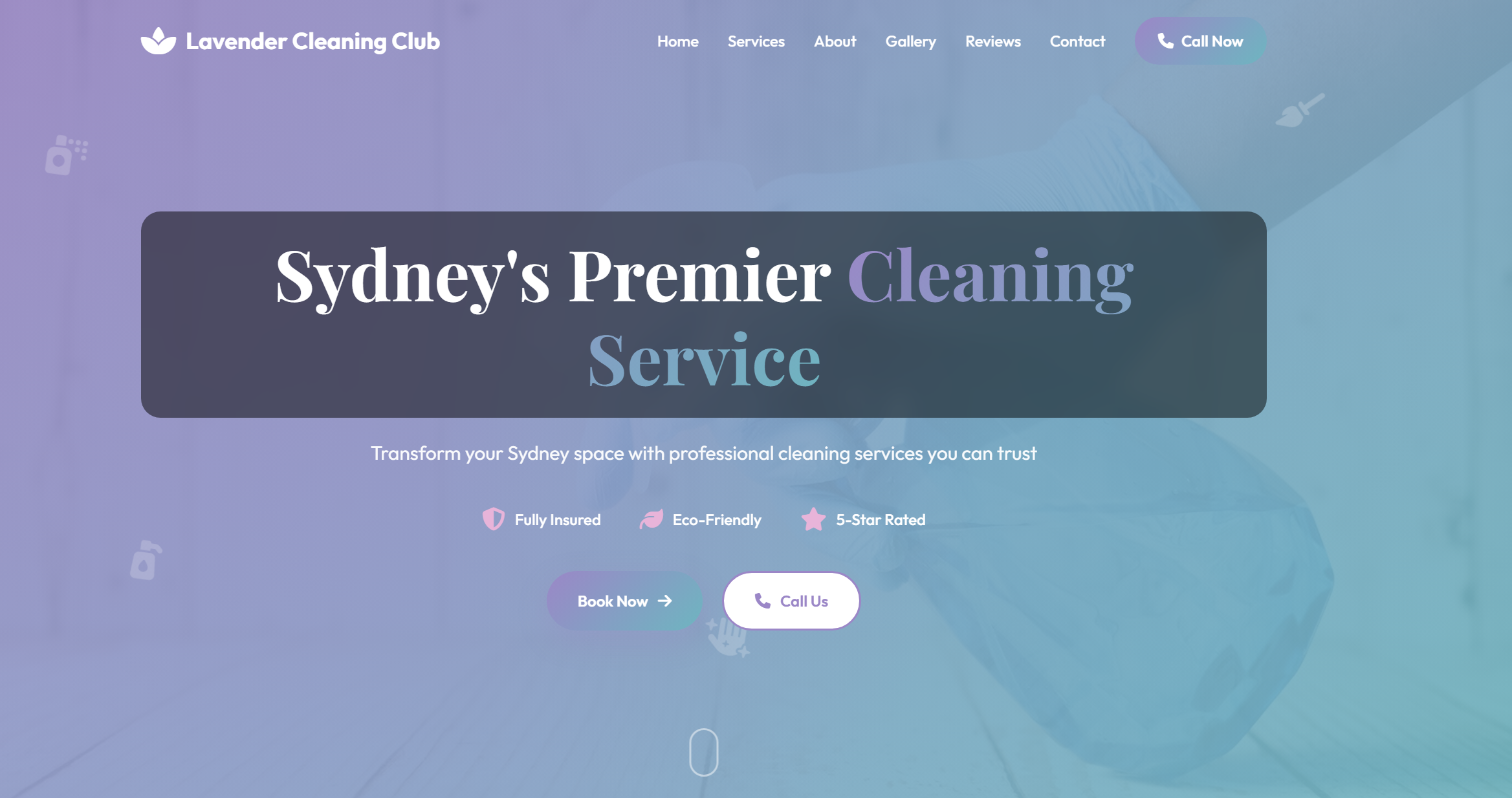 Diseño web Lavendercleaningsydney Colombia